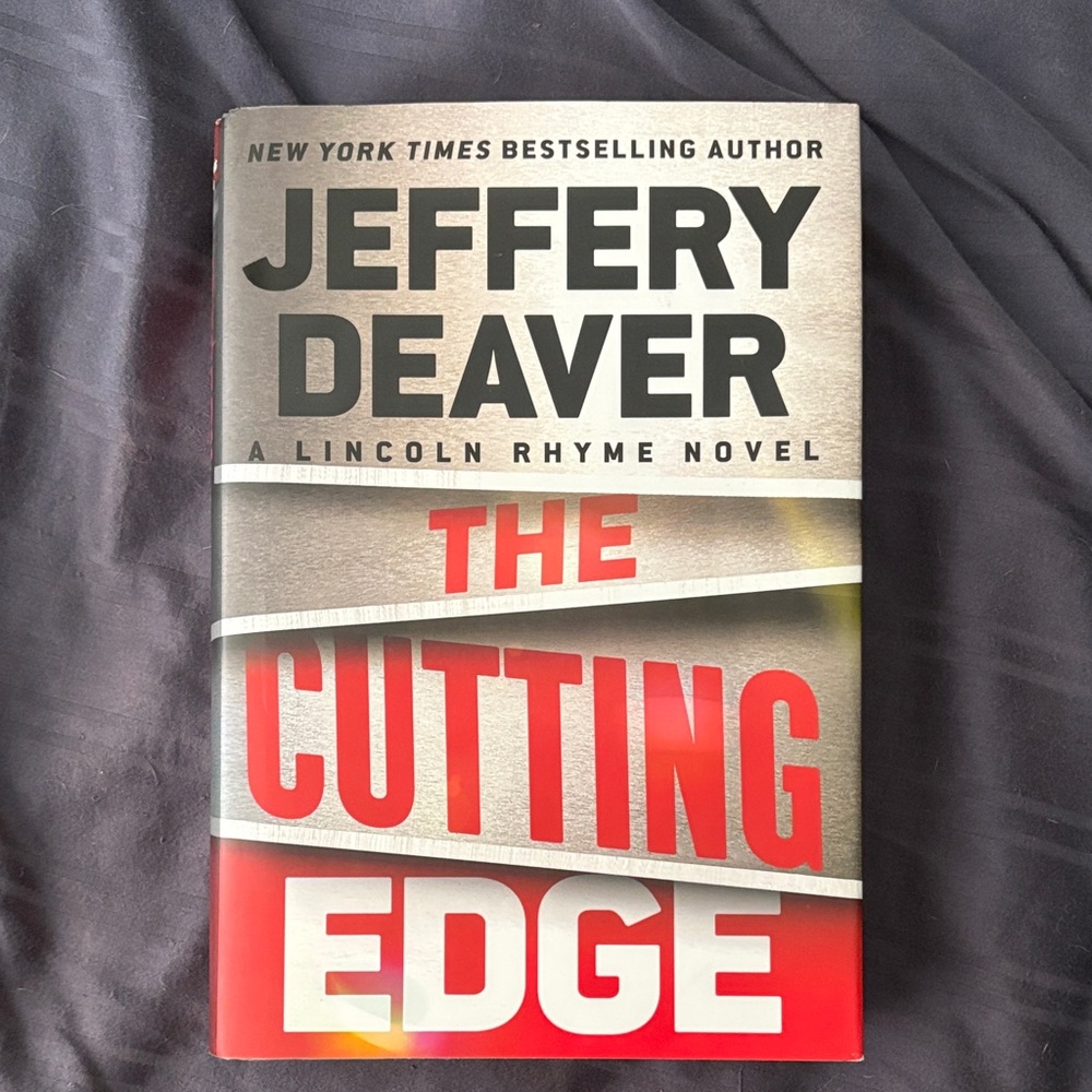 *FIRST EDITION* The Cutting Edge by Jeffery Deaver (Lincoln Rhyme #14)-Hardcover